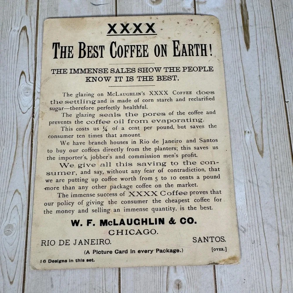 W. F. McLaughlin & Co. this antique